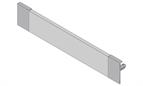 Blum Antaro M height inner drawer front to suit 600mm unit metallic grey