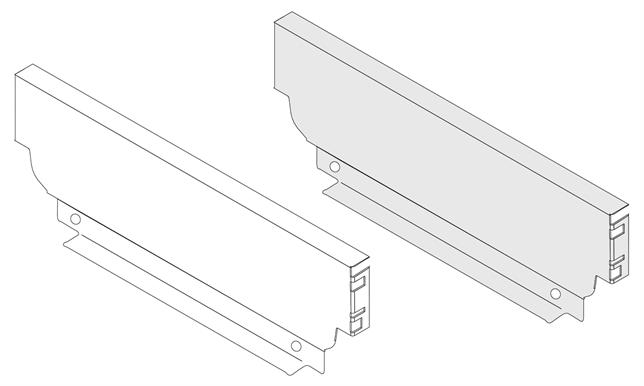 Antaro M-Height Steel Backs