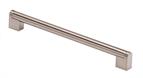 Boss bar handle, brushed nickel 160mm centres 14mm diameter