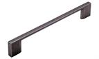 Slim 'D' Handle, Pewter, 160mm centres