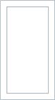 Avanti Juno 18mm Door, Super Matt Highland Green, 895 x 296mm