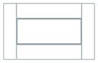 Avanti Quadro 22mm Drawer Front, Alabaster Grained Paint Effect 283 x 396mm
