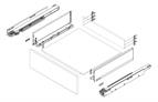 Blum Legrabox with Blumotion K height 450mm carbon black (40kg)