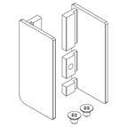 Gola Endcaps for Countertop J profile Silver