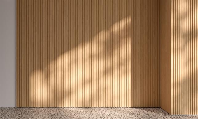 Classic Square Slat Wall Installation