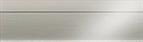 ABS Edging Tape 3D 2 in 1 High Gloss Light Grey / Stainless Steel 1 x 23mm