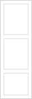 Avanti Juno 18mm Linen Press Door, Super Matt Angora Grey, 1498 x 496mm