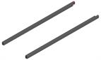 Blum Merivobox longside gallery rail 600mm Orion Grey L&amp;R