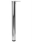 Camar Round Table leg - 820 x 80mm, Chrome Plated