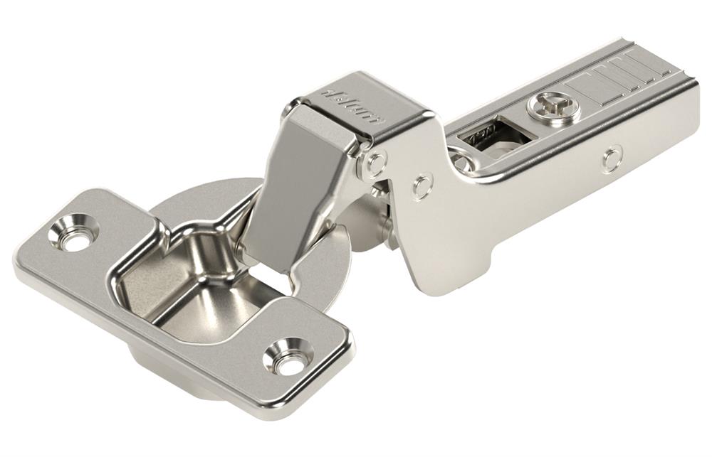 Blum CLIP top standard hinge 107°, inset application, free swing, hinge cup, ni