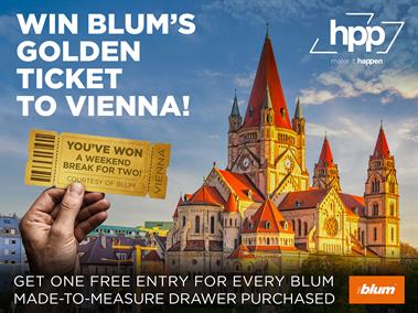 A Golden Ticket Draw… When You Buy A Blum Drawer