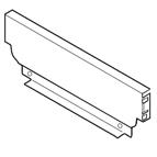 Blum Steel Back  to Suit 86 x 800mm Silk White