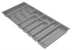 Antaro metallic grey cutlery insert w914 x d422mm to fit 1000mm