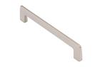 Slim 'D' Handle, Brushed Nickel, 160mm centres